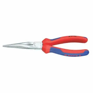 KNIPEX 38 15 200 Needle Nose Plier, 1 1/4 Inch Max Jaw Opening, 8 Inch Overall Length | CR7JXC 50JU36