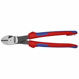 KNIPEX 74 02 250 T BKA High Leverage Diagonal Cutting Plier, Straight, Oval, 2 Inch Jaw Length | CP4MFW 54JD72