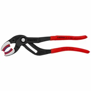 KNIPEX 81 11 250 Tongue and Groove Plier, Curved, Push Button, 3 Inch Max Jaw Opening | CR7JZE 46MW59