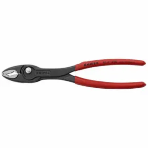 KNIPEX 82 01 200 TwinGrip Pliers, 8 Inch Size, 7/8 Inch Max Jaw Opening, 7 7/8 Inch Overall Length | CR7JYD 379LK4