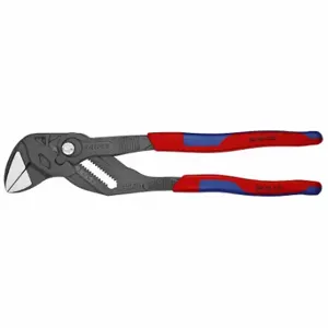 KNIPEX 86 02 250 Pliers Wrenches, 10 Inch Size Pliers Wrench, Flat, Push Button, 2 Inch Max Jaw Opening | CR7JXX 381AG6