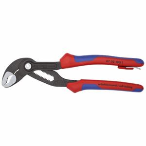 KNIPEX 87 02 180 T BKA Water Pump Plier, V, Push Button, 1 1/2 Inch Max Jaw Opening, 7 1/4 Inch Overall Length | CR7JZJ 54JD77