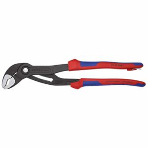 KNIPEX 87 02 300 T BKA Water Pump Plier, V, Push Button, 2 3/4 Inch Max Jaw Opening, 12 Inch Overall Length | CR7JZK 54JD79