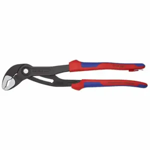 KNIPEX 87 02 300 T BKA Water Pump Plier, V, Push Button, 2 3/4 Inch Max Jaw Opening, 12 Inch Overall Length | CR7JZK 54JD79