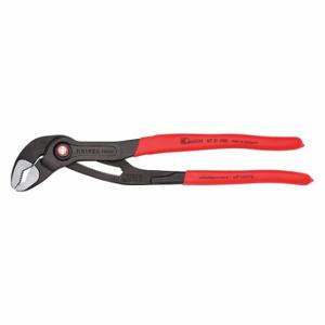 KNIPEX 87 21 300 SBA Water Pump Plier, V, Push Button, 2 3/4 Inch Max Jaw Opening, 12 Inch Overall Length | CR7JZL 54JD86