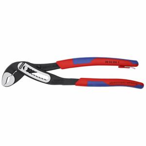 KNIPEX 88 02 250 T BKA Water Pump Plier, V, Groove Joint, 2 Inch Max Jaw Opening, 10 Inch Overall Length | CR7JZH 54JD80