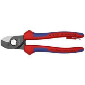 KNIPEX 95 12 165 T BKA Cable Shears, Multi-Component Handle, Shear | CR7JUF 54JD82