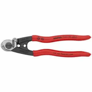 KNIPEX 95 61 190 Wire Cutter, Plastic Handle, Shear | CR7JZP 38GU44