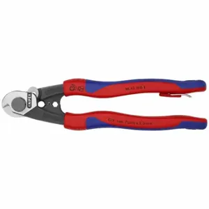 KNIPEX 95 62 190 T BKA Wire Cutter, Multi-Component Handle, Shear | CR7JUJ 54JD83