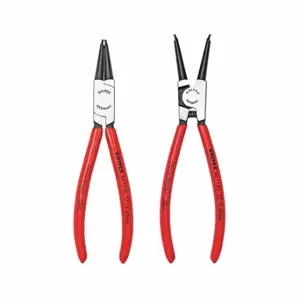 KNIPEX 9K 00 80 18 US Retaining Ring Plier Set, Internal/External, 0.078 Inch Tip Dia, 0 Deg. Tip Angle | CR7JYK 38UU06