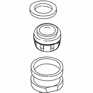 KOHLER 1103459-BC Aerator, Kohler, 13/16 Inch-24/55/64 Inch-27 Thread Size, 1.5 GPM Flow Rate | CR7KHQ 60KA76