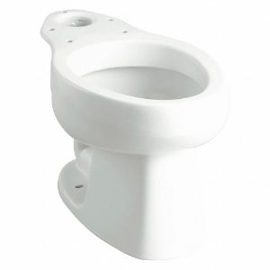 KOHLER 403217-0 länglich, Boden, Schwerkraft-Toilettenschüssel, 1.28 bis 1.6 Gallonen pro Spülung | CF2JBZ 493J50