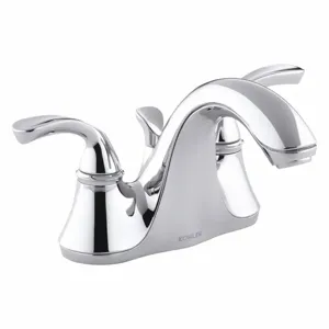 KOHLER K-10270-4-CP Low Arc, Manual Faucet Activation, 1.2 Gpm | CE9XYY 493H37