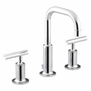 KOHLER K-14406-4-CP Gooseneck, Manual Faucet Activation, 1.2 Gpm | CF2BQD 493H46