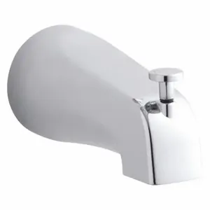 KOHLER K-15136-CP Diverter Bath Spout, Kohler, 1/2 Inch Connection Size, Npt Connection | CR7KLH 493J13