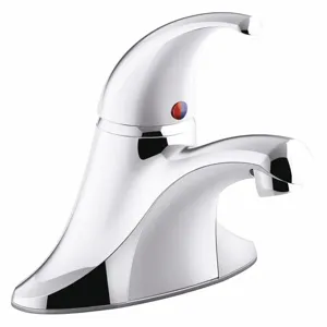 KOHLER K-15182-4DRA-CP Low Arc, Manual Faucet Activation, 1.2 Gpm | CE9XYU 493H33