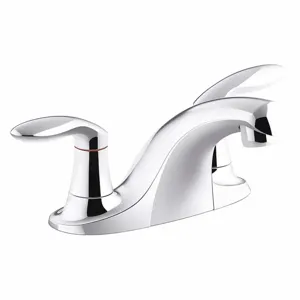 KOHLER K-15240-4NDRA-CP Low Arc, Manual Faucet Activation, 0.5 Gpm | CE9XZN 52ZW56