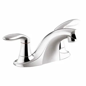 KOHLER K-15243-4RA-CP Polished Chrome, Low Arc, Manual Faucet Activation, 0.5 Gpm | CE9TCY 55VF48