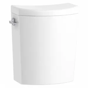 KOHLER K-19042-0 Gravity Fed Dual Flush, Double Flush, Left Hand Trip Lever, Toilet Tank | CF2BGL 56EE41