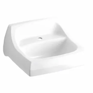 KOHLER K-2007-0 Bathroom Sink, 15 Inch x 10 Inch, Vitreous China | CF2PRE 493H77