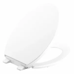 KOHLER K-20110-0 Elongated, Standard Toilet Seat Type, Closed Front Type, Includes Cover Yes | CF2JBQ 493J73