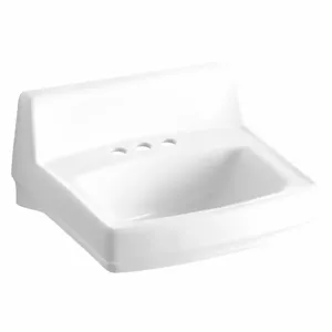 KOHLER K-2032-0 Bathroom Sink, 15 Inch x 10 Inch, Vitreous China | CF2PRF 493H78