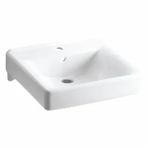 KOHLER K-2084-0 Bathroom Sink, 18 Inch x 13 Inch, Vitreous China | CF2PQP 493H79