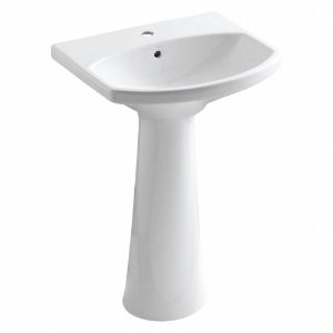 KOHLER K-2362-1-0 Bathroom Sink, 21 Inch x 12 3/4 Inch, Vitreous China | CF2PQK 493H69