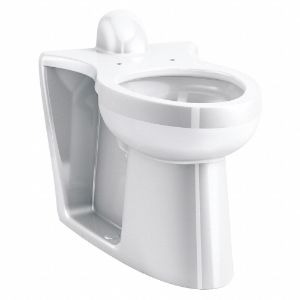 KOHLER K-25044-SS-0 Elongated, Floor, Flushometer Single Flush, Toilet Bowl | CF2JCN 56EE35