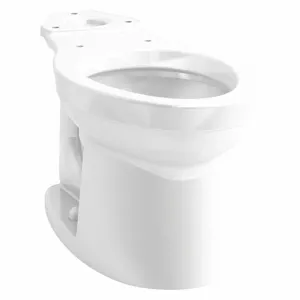 KOHLER K-25086-0 Elongated, Floor, Gravity Fed, Toilet Bowl, 1.28 Gallon per Flush | CF2JCB 493J52