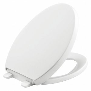 KOHLER K-4008-0 Elongated, Standard Toilet Seat Type, Closed Front Type, Includes Cover Yes | CF2JBU 493J77