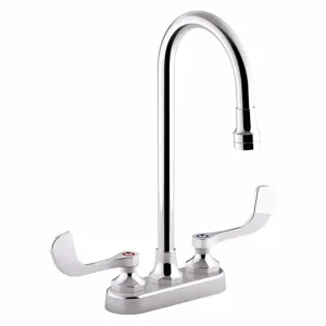 KOHLER K-400T70-5ANL-CP Polished Chrome, Gooseneck, Manual Faucet Activation, 0.5 Gpm | CE9TDJ 55VF54