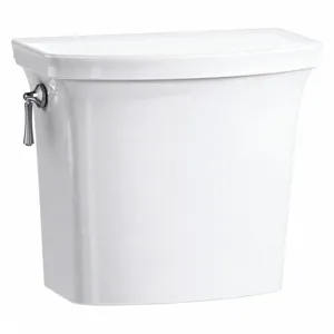 KOHLER K-4143-0 Gravity Fed, Single Flush, Left Hand Trip Lever, Toilet Tank | CF2BGH 493J59