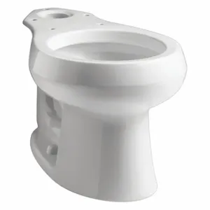 KOHLER K-4197-0 Round, Floor, Gravity Fed, Toilet Bowl, 1.28 to 1.6 Gallon per Flush | CE9NAQ 45NC64