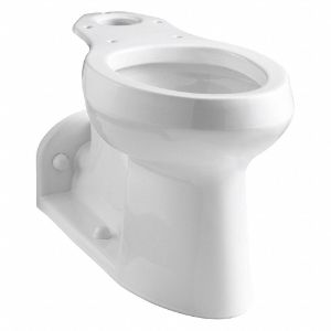 KOHLER K-4305-0 länglich, Wand, Druckunterstützungstank, Toilettenschüssel, 1.0 Gallonen pro Spülung | CF2JBD 56EE27