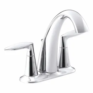 KOHLER K-45100-4-CP Low Arc, Manual Faucet Activation, 1.2 Gpm | CE9XYW 493H35