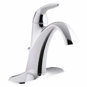 KOHLER K-45800-4-CP Low Arc, Manual Faucet Activation, 1.2 Gpm | CE9XYN 493H26