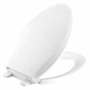 KOHLER K-7671-0 Elongated, Standard Toilet Seat Type, Closed Front Type, Includes Cover Yes | CF2JBR 493J75