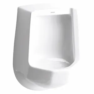 KOHLER K-4989-R-0 Vitreous China, White, Siphon Jet Urinal, Wall, Back | CE9CAZ 56EE45