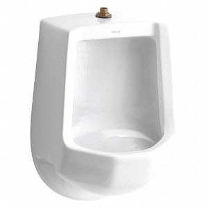 KOHLER K-4989-T-0 Vitreous China, White, Siphon Jet Urinal, Wall, Top | CE9CAX 56EE46