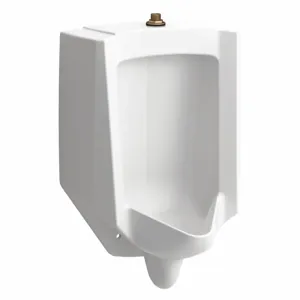 KOHLER K-4991-ET-0 Vitreous China, White, Washout Urinal, Wall, Top | CE9CAL 493J65