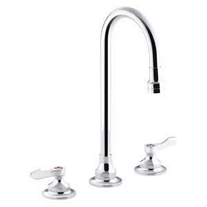 KOHLER K-800T70-4AKA-CP Gooseneck, Manual Faucet Activation, 1.0 Gpm | CF2BQG 493K04