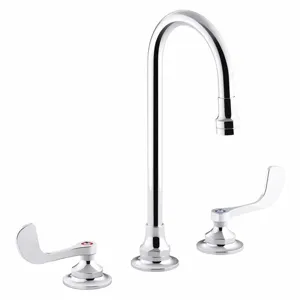 KOHLER K-800T70-5AKA-CP Gooseneck, Manual Faucet Activation, 1.0 Gpm | CF2BQH 493K05