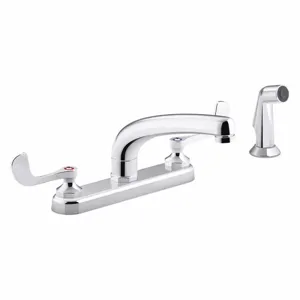 KOHLER K-810T21-5AFA-CP Gooseneck, Kitchen Sink Faucet, Manual Faucet Activation, 1.8 Gpm | CF2BQV 493K11