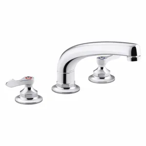 KOHLER K-815T20-4AHA-CP Straight, Kitchen Sink Faucet, Manual Faucet Activation, 1.5 Gpm | CE9FHQ 493K16