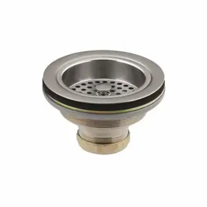 KOHLER K-8799-VS Drain And Strainer, 1 1/2 Inch Pipe Dia, Brass, Stainless Steel, Threaded | CR7KQK 493J23