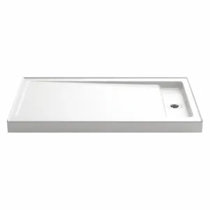 KOHLER K-9178-0 Shower Base Cast Iron Shower Base, 34 x 60 x 4 Inch Size | CE9HKU 493J47