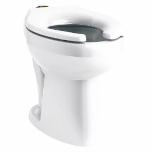 KOHLER K-96057-SSL-0 Elongated, Floor, Flushometer Single Flush, Toilet Bowl | CF2JCH 56EE30