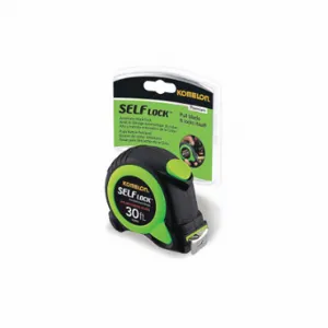 KOMELON SL2830 Tape Measure, Green, Self Lock, 30 ft x 1 Inch Size | CR7KRU 373G69