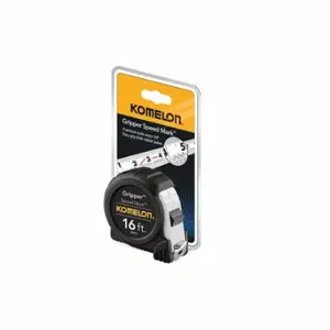 KOMELON SM5416 Tape Measure, White Blade, 16 ft x 1 Inch Size | CR7KTB 373G87